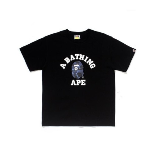 Bape Camouflage Little Ape Head Text Print Short Sleeve