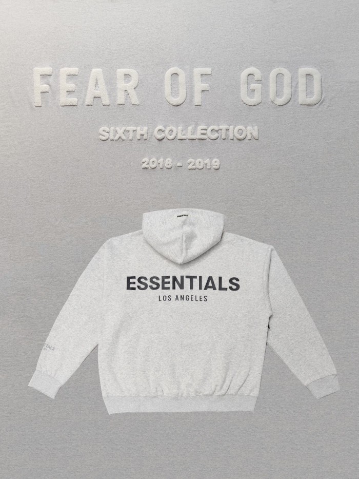 1:1 quality version  ESSENTIALS Los Angeles limited 3M logo hoodie