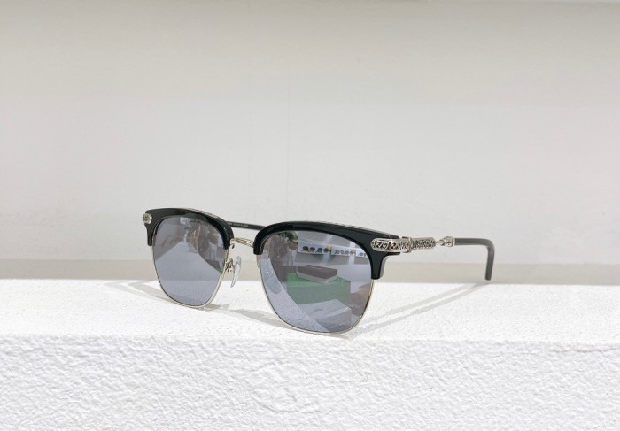 [Buy More Save More]1:1 quality half frame cross logo sunglasses 7 colors (with packing)