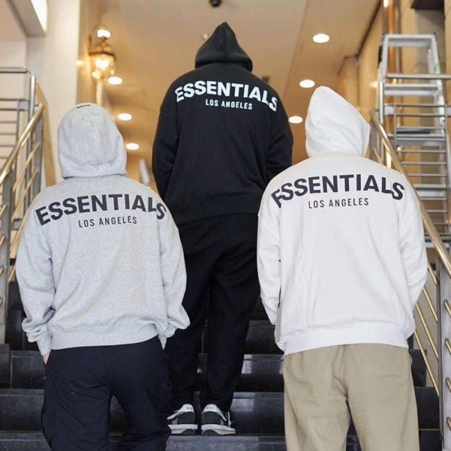 [pre-sale 10% off]  ESSENTIALS Los Angeles limited logo hoodie-洛杉矶连帽卫衣