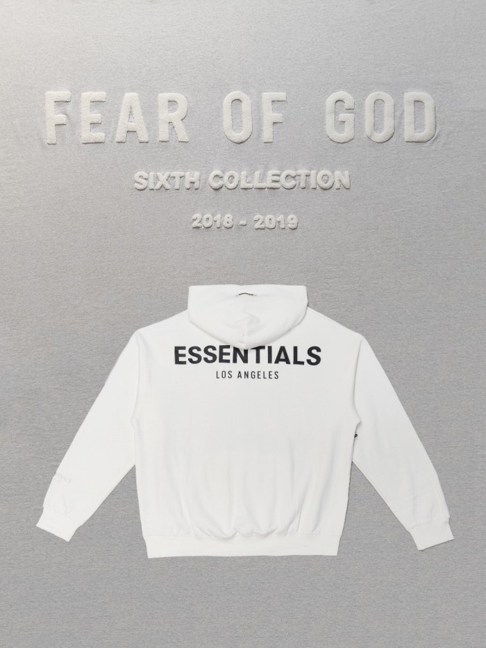 [pre-sale 10% off]  ESSENTIALS Los Angeles limited logo hoodie-洛杉矶连帽卫衣
