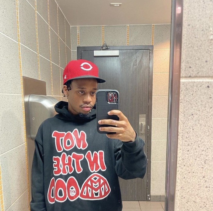 1:1 quality version Mood Swings big logo black hoodie-