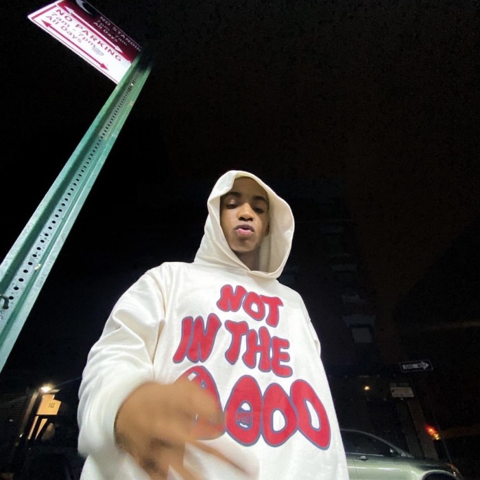 1:1 quality version Mood Swings big logo white hoodie-