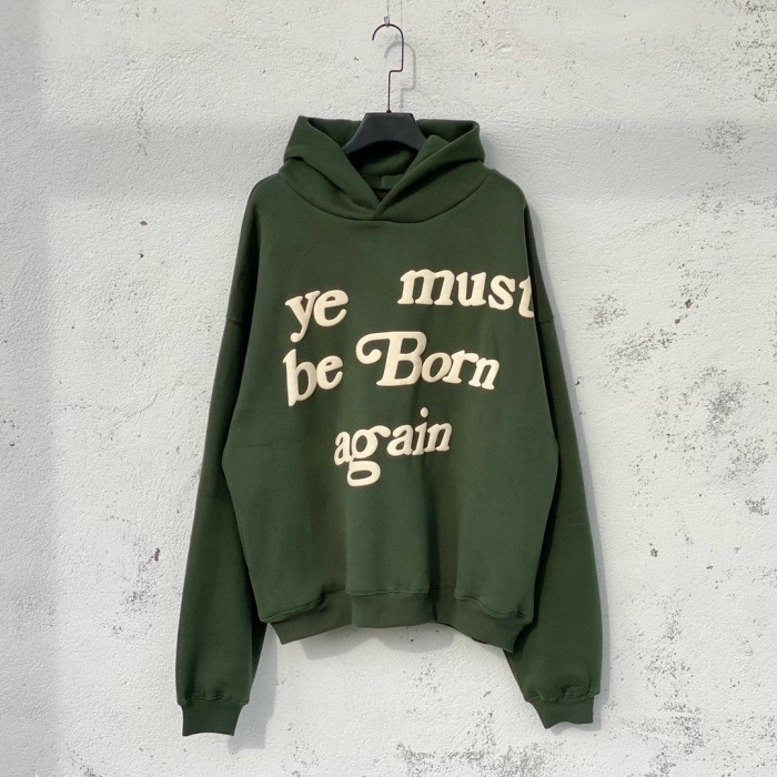 New Version 1:1 CPFM ye must be born again hoodie 10 colors