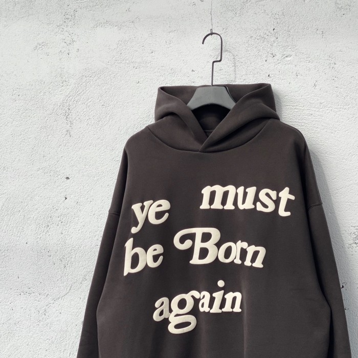 New Version 1:1 CPFM ye must be born again hoodie 10 colors