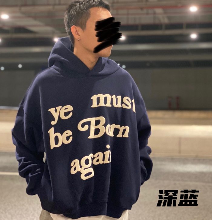 New Version 1:1 CPFM ye must be born again hoodie 10 colors