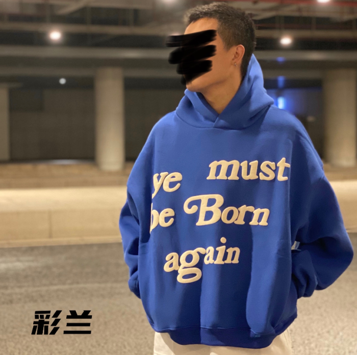 New Version 1:1 CPFM ye must be born again hoodie 10 colors