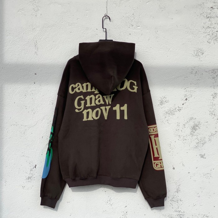 1:1 quality CPFM foaming print heart logo hoodie-