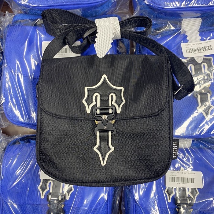 1:1 quality versiob Trapstar classic logo shoulder bag-trap