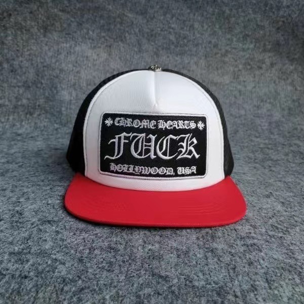 Embroidered logo flat brim cap 12 colors