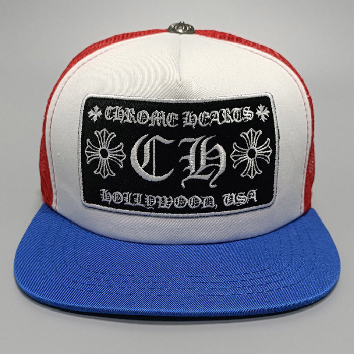 Embroidered logo flat brim cap 12 colors