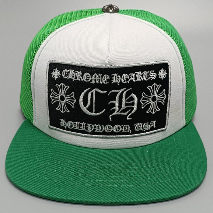 Embroidered logo flat brim cap 12 colors