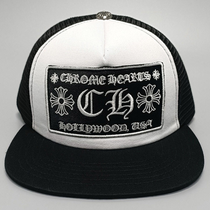 Embroidered logo flat brim cap 12 colors
