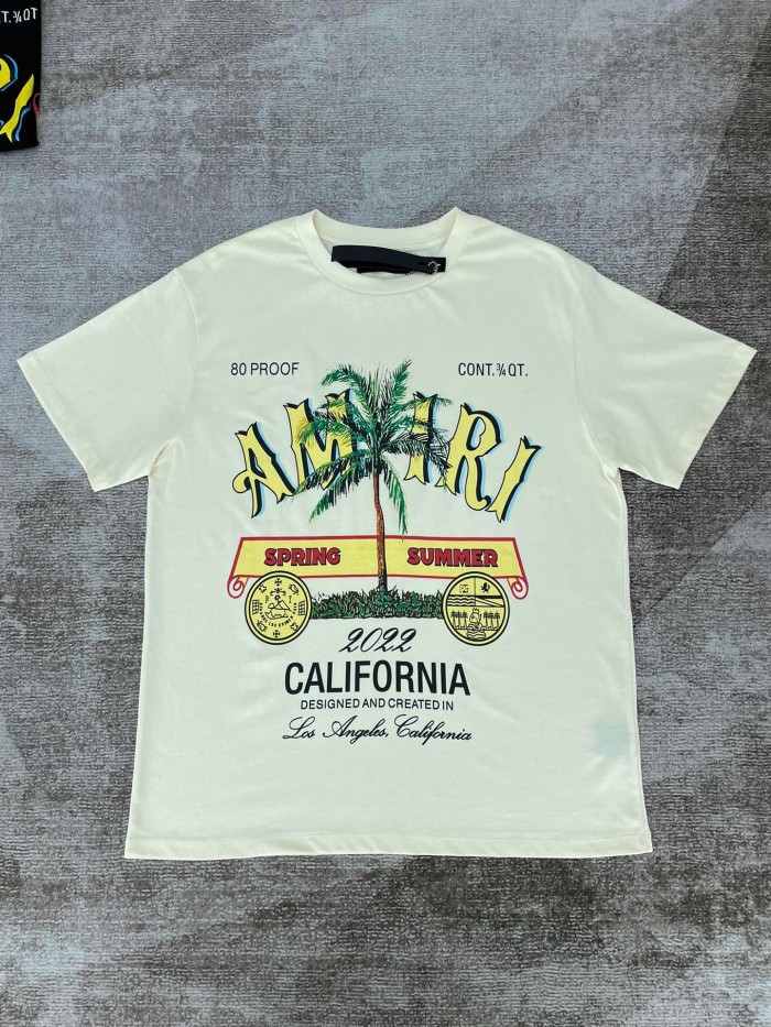 1:1 quality version Coconut car tee rice white -& Black