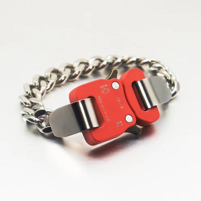 [Buy More Save More]1017 ALYX 9SM MERGE CANDY CHARM BRACELET - SILVER