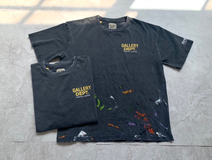 [buy more save more] 1:1 quality version L & Gd logo washed tee