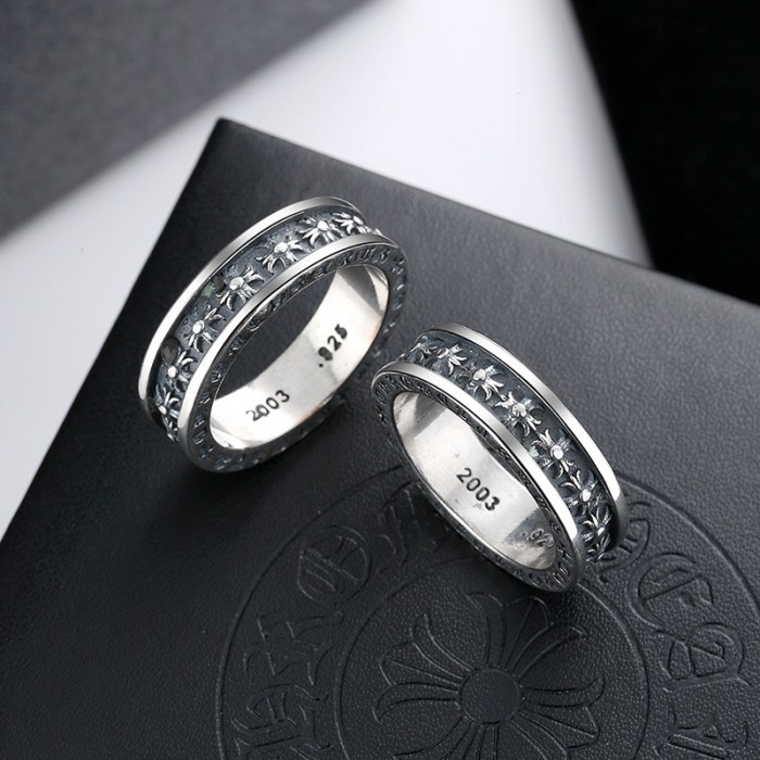 [Buy More Save More] Small Cross logo ring with packing