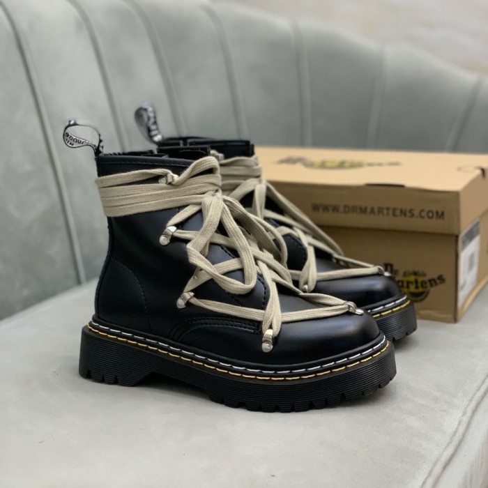 [Buy More Save More] Rick 0wens Dr M@rtens shoelaces leather boots