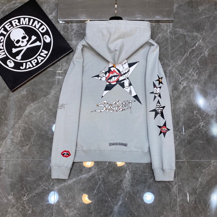 Matty boy star hoodie grey