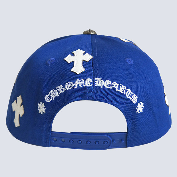 embroidered logo flat brim cap