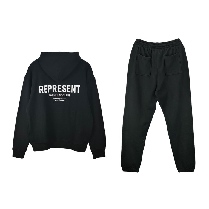 Classic letter logo hoodie and sweatpants