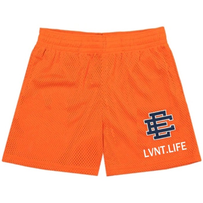 [buy more save more]  Eric Emanuel LIFE logo mesh shorts