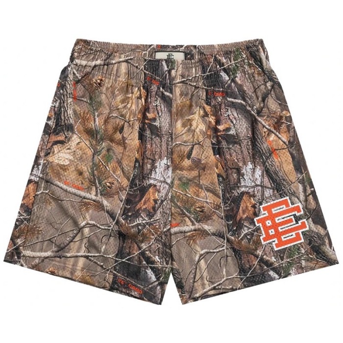  Eric Emanuel dead branches logo mesh shorts
