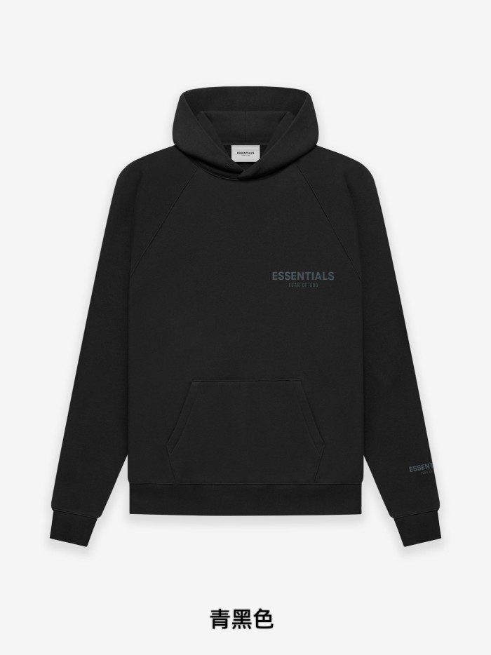 [Big & Tall for weights up to 220 lbs]1:1 quality version  ESSENTIALS small logo pullover hoodie 4 colors-