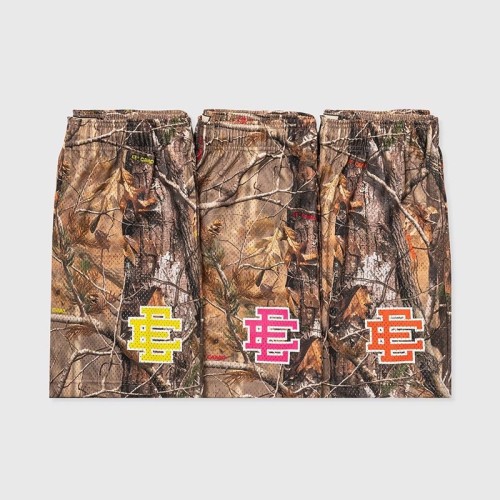 Eric Emanuel dead branches logo mesh shorts