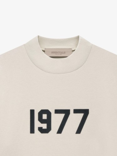 1:1 quality version 1977 flocking printed tee
