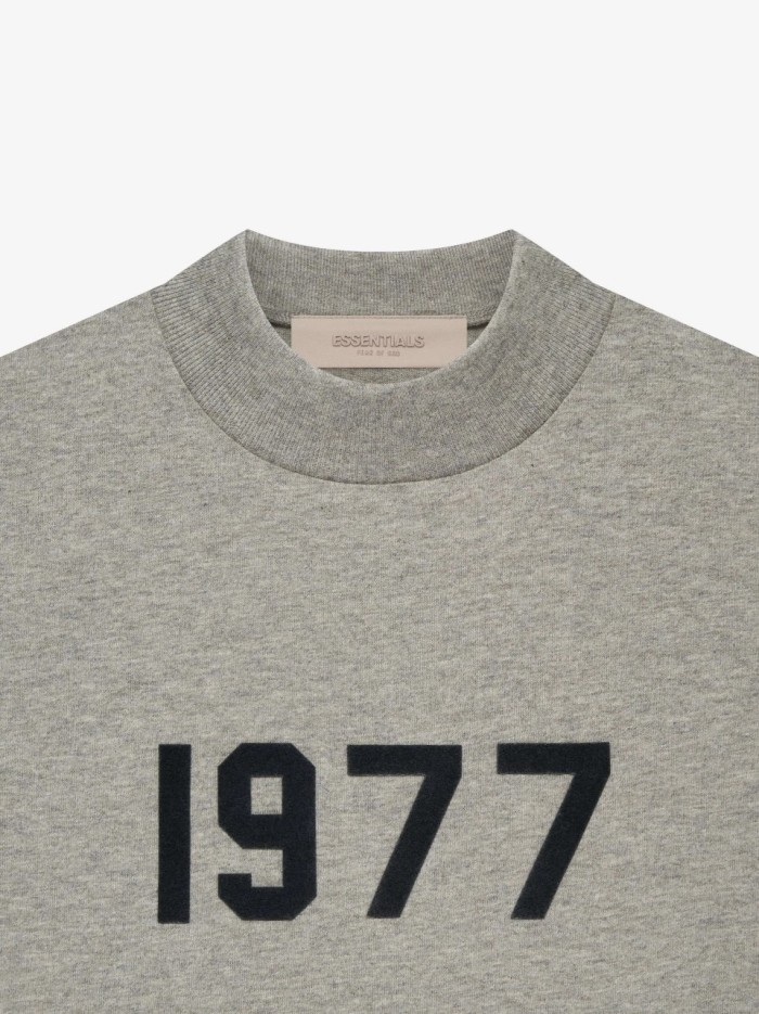 1:1 quality version 1977 flocking printed tee