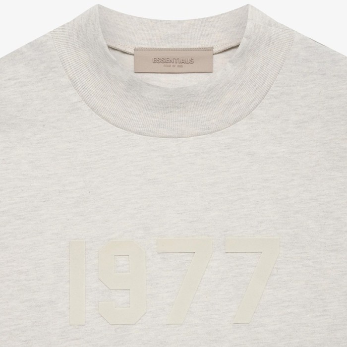 1:1 quality version 1977 flocking printed tee