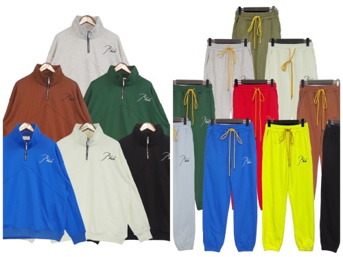 [Buy more Save more]Small embroidered logo sports jacket & pants-