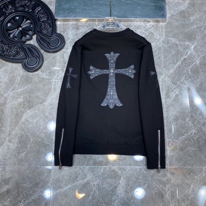 [Buy more Save more]sheepskin logo sweatshirt black white