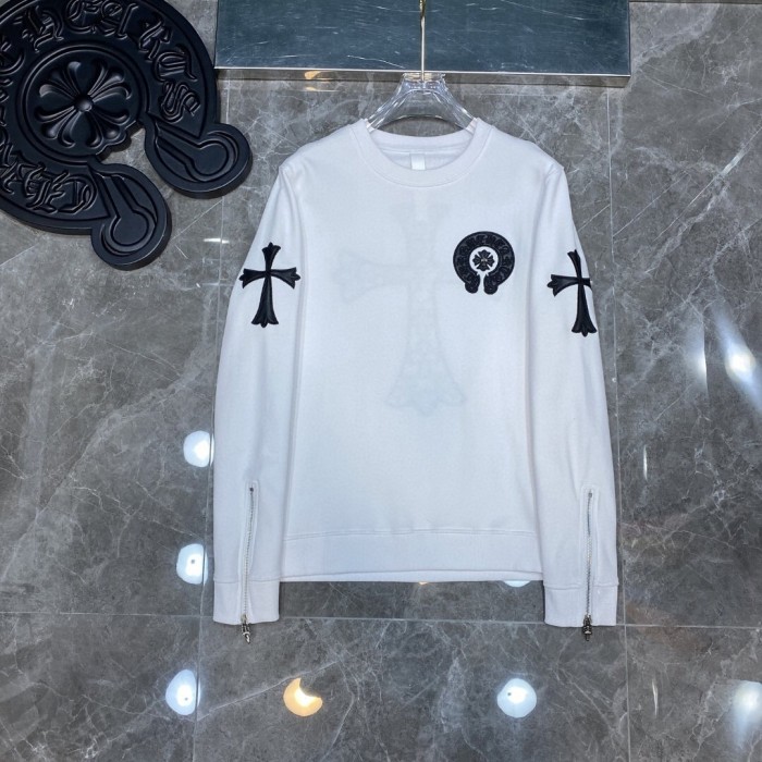 [Buy more Save more]sheepskin logo sweatshirt black white