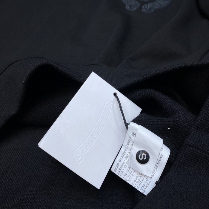 [Buy more Save more]sheepskin logo sweatshirt black white