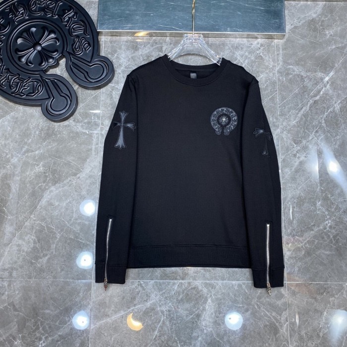 [Buy more Save more]sheepskin logo sweatshirt black white
