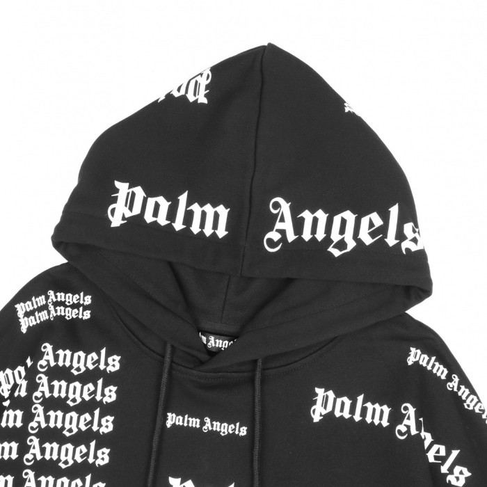 Covered in letter hoodies-