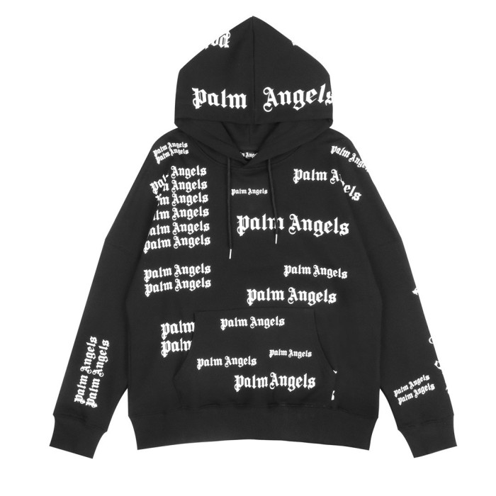 Covered in letter hoodies-