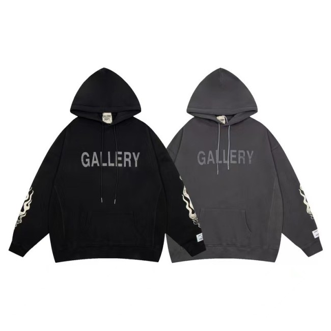 1:1 quality version Cuff Flame Print Heavy Duty Sweatshirt-