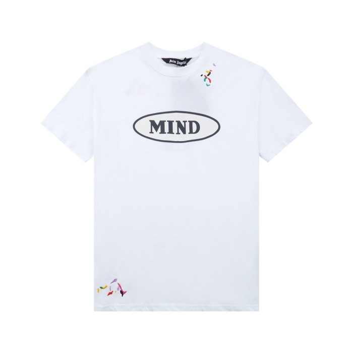 [buy more save more] Embroidered Color Block Short Sleeves 3 colors-