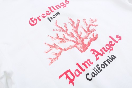 [50% Off]Red coral print short sleeves on the back-