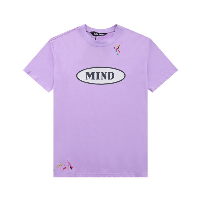 [buy more save more] Embroidered Color Block Short Sleeves 3 colors-