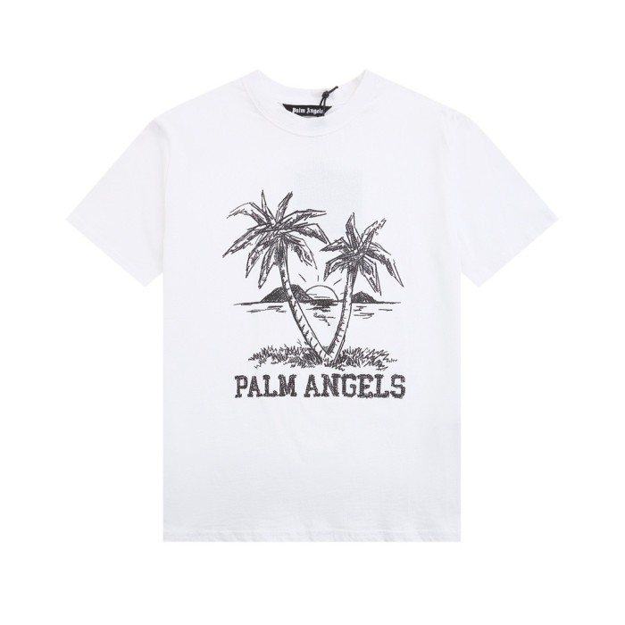 Coconut Sketch Style Print Short Sleeves-