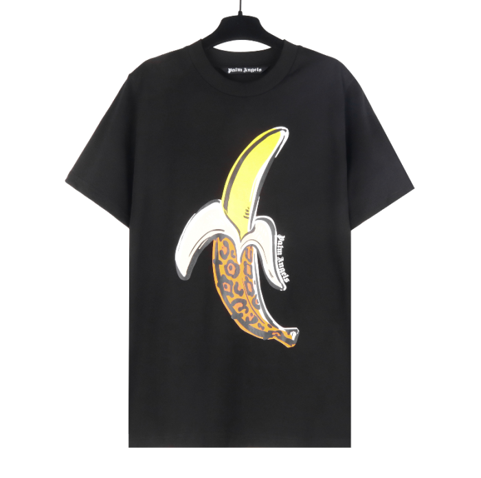 Leopard print banana tee-