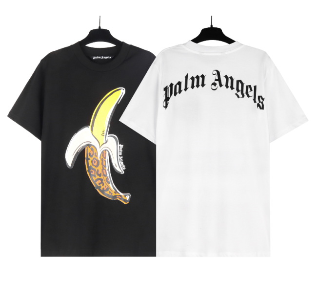 Leopard print banana tee-