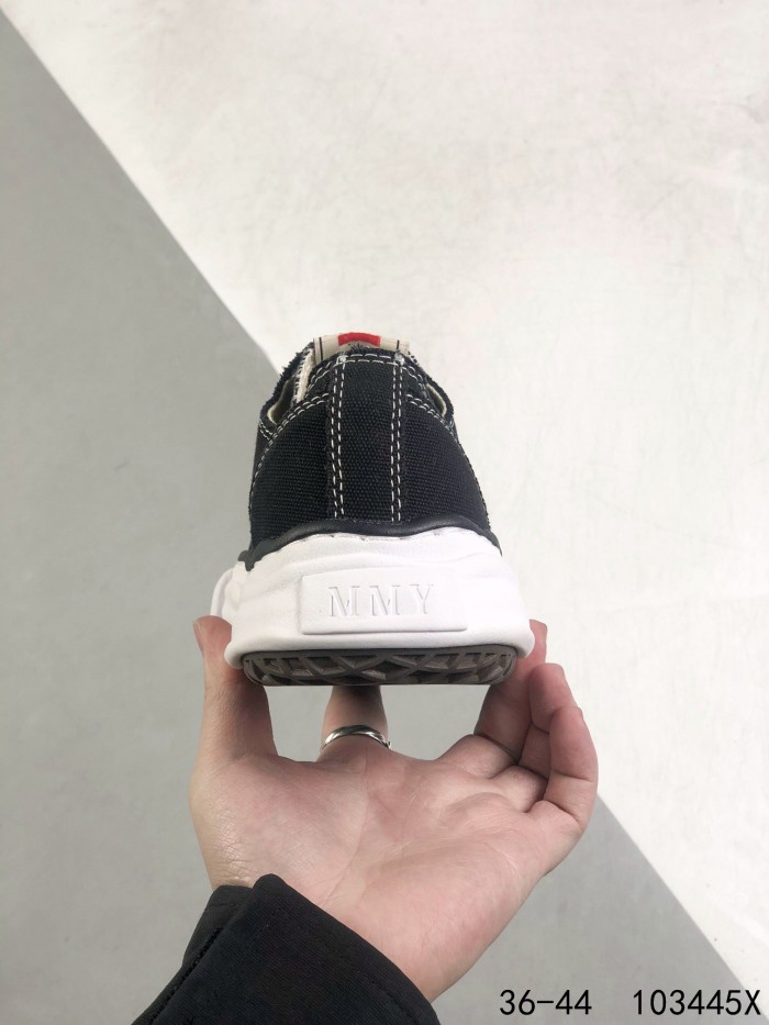 MMY Canvas flat toe caps low shoes-