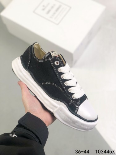 MMY Canvas flat toe cap low shoes-
