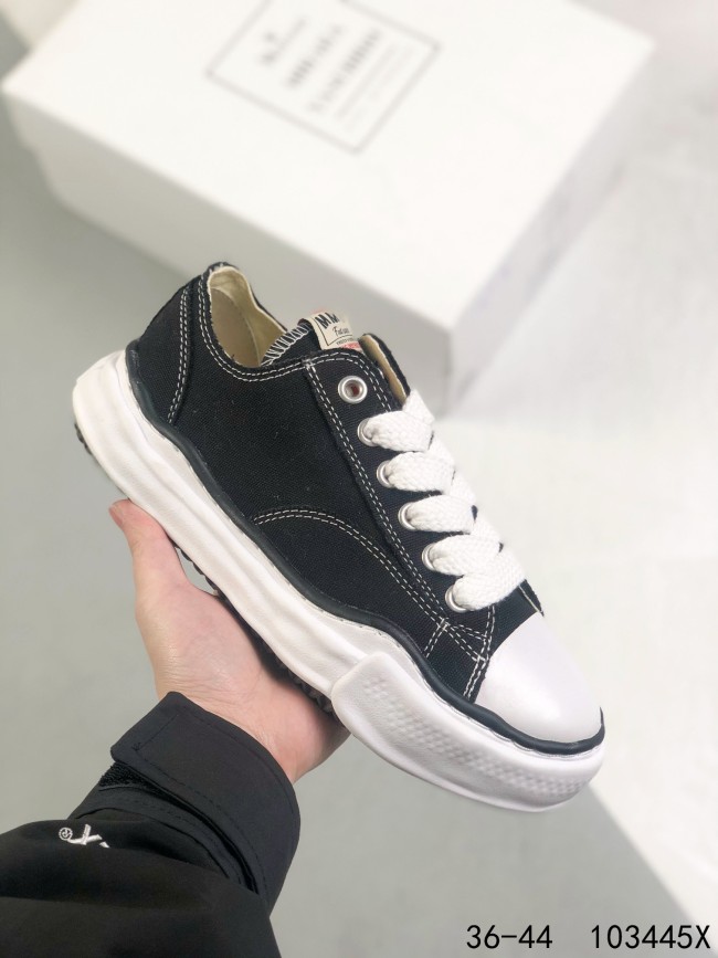 MMY Canvas flat toe caps low shoes-