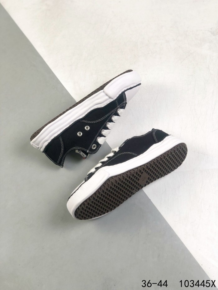 MMY Canvas flat toe caps low shoes-
